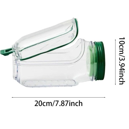 YearPeak Airtight Salad Jar with Dressing Pot - Meal Prep Container