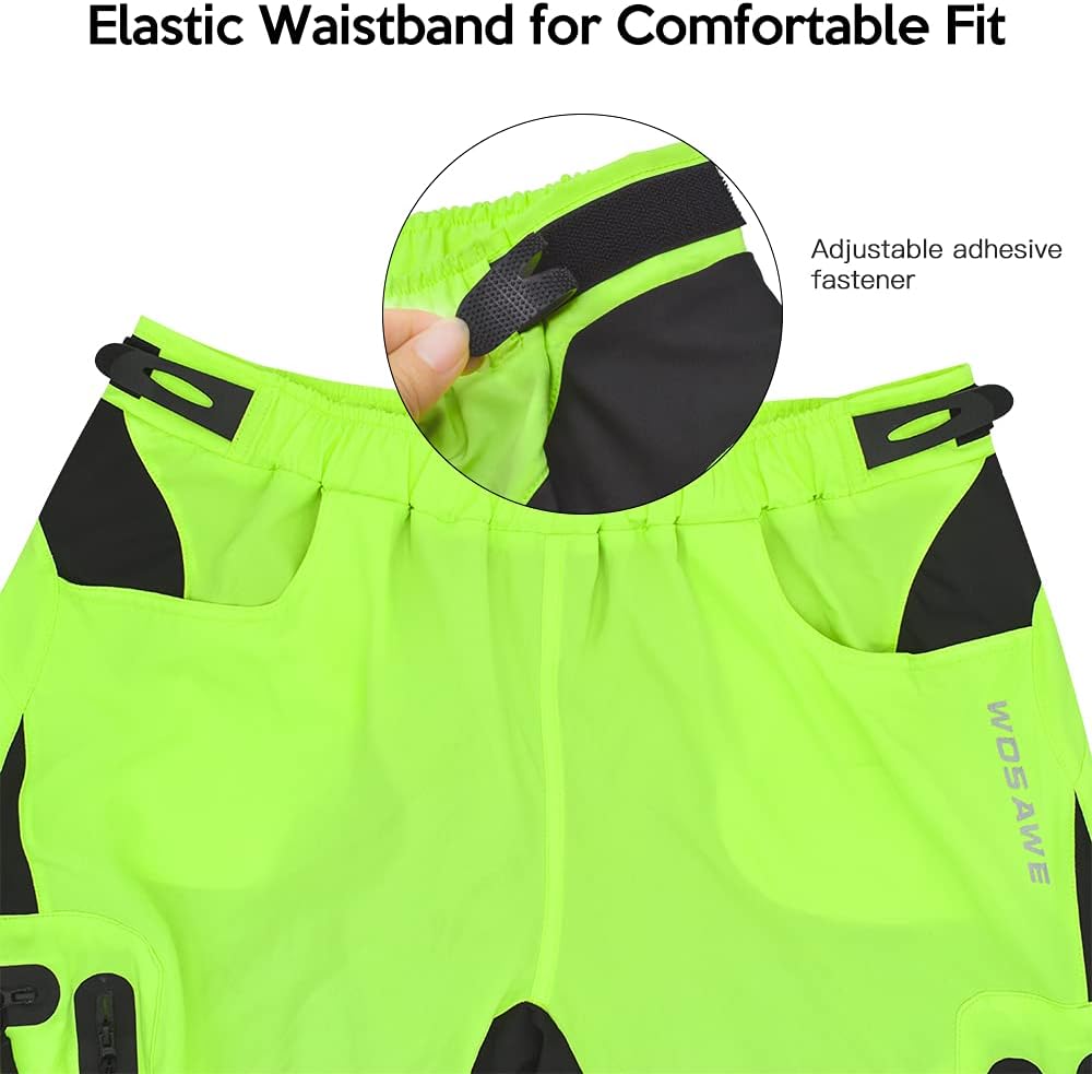 Cycling Best Men's Baggy Cycling Shorts Mountain Bottoms Padded Shorts