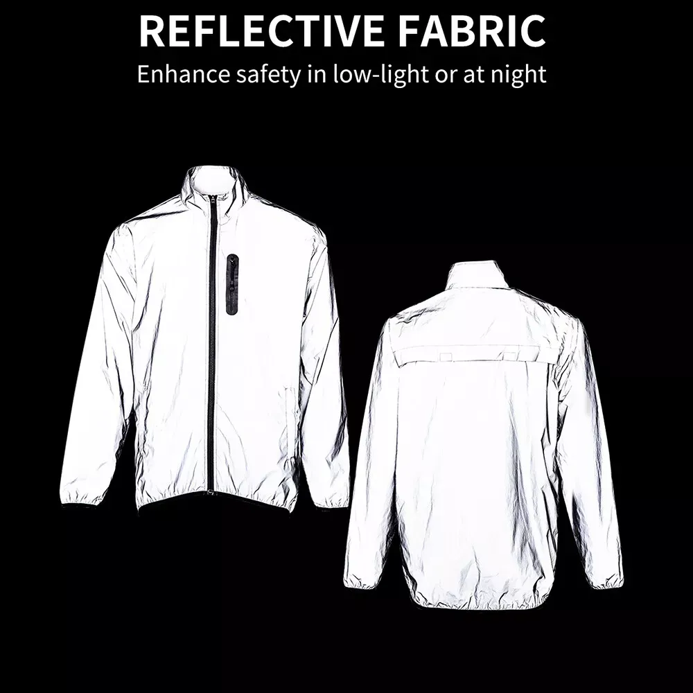 Cycling Best Men's sports Reflective Jacket High Visibility, Waterproof