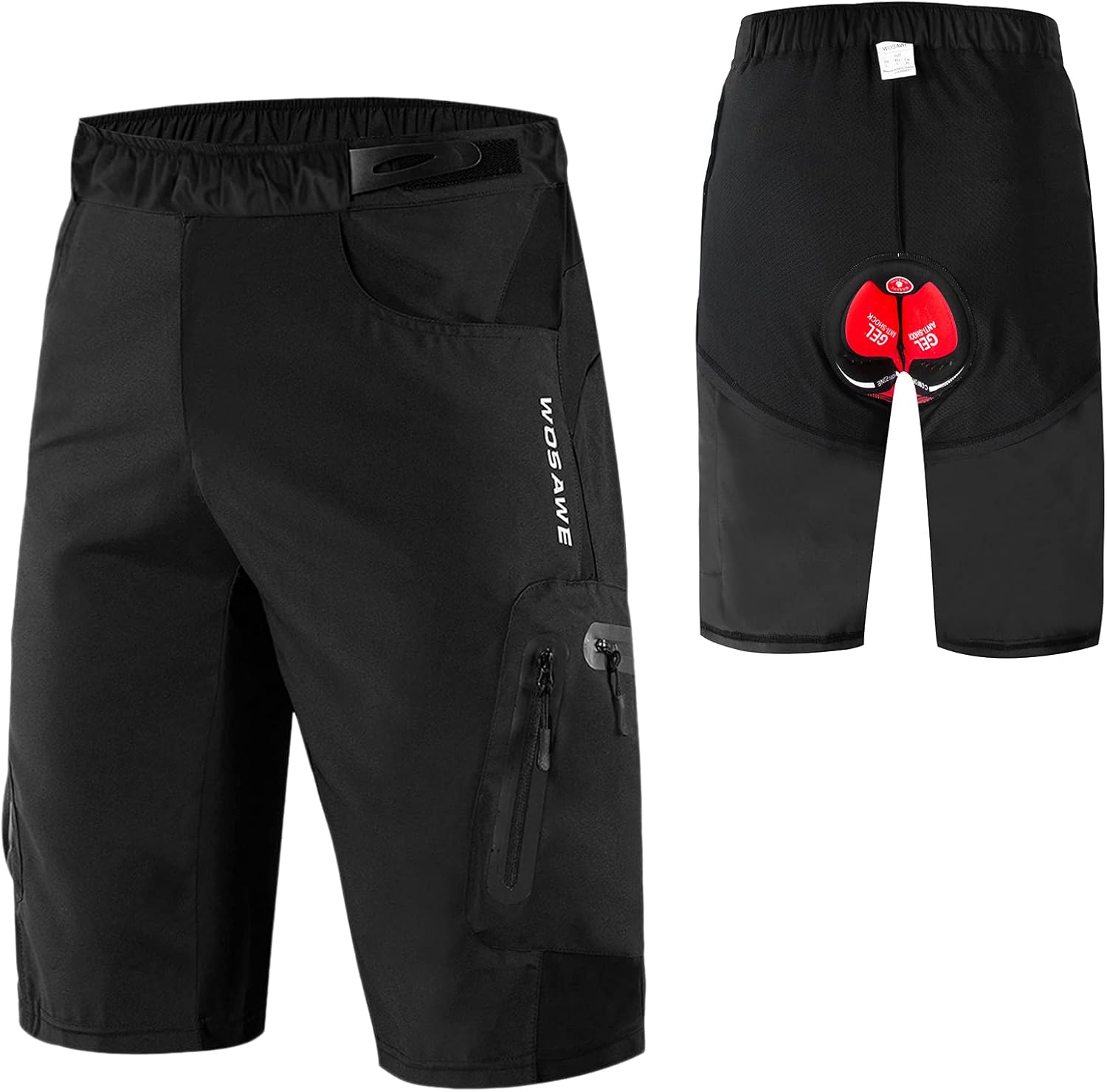 Cycling Best Men's Baggy Cycling Shorts Mountain Bottoms Padded Shorts