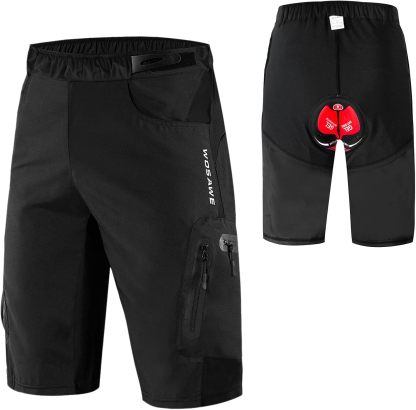 Cycling Best Men's Baggy Cycling Shorts Mountain Bottoms Padded Shorts