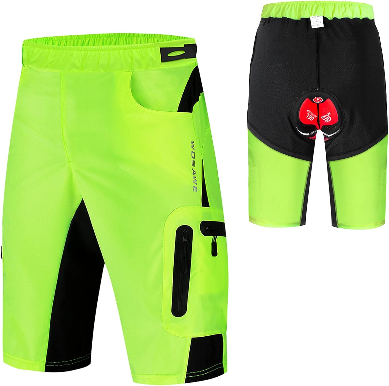 Cycling Best Men's Baggy Cycling Shorts Mountain Bottoms Padded Shorts