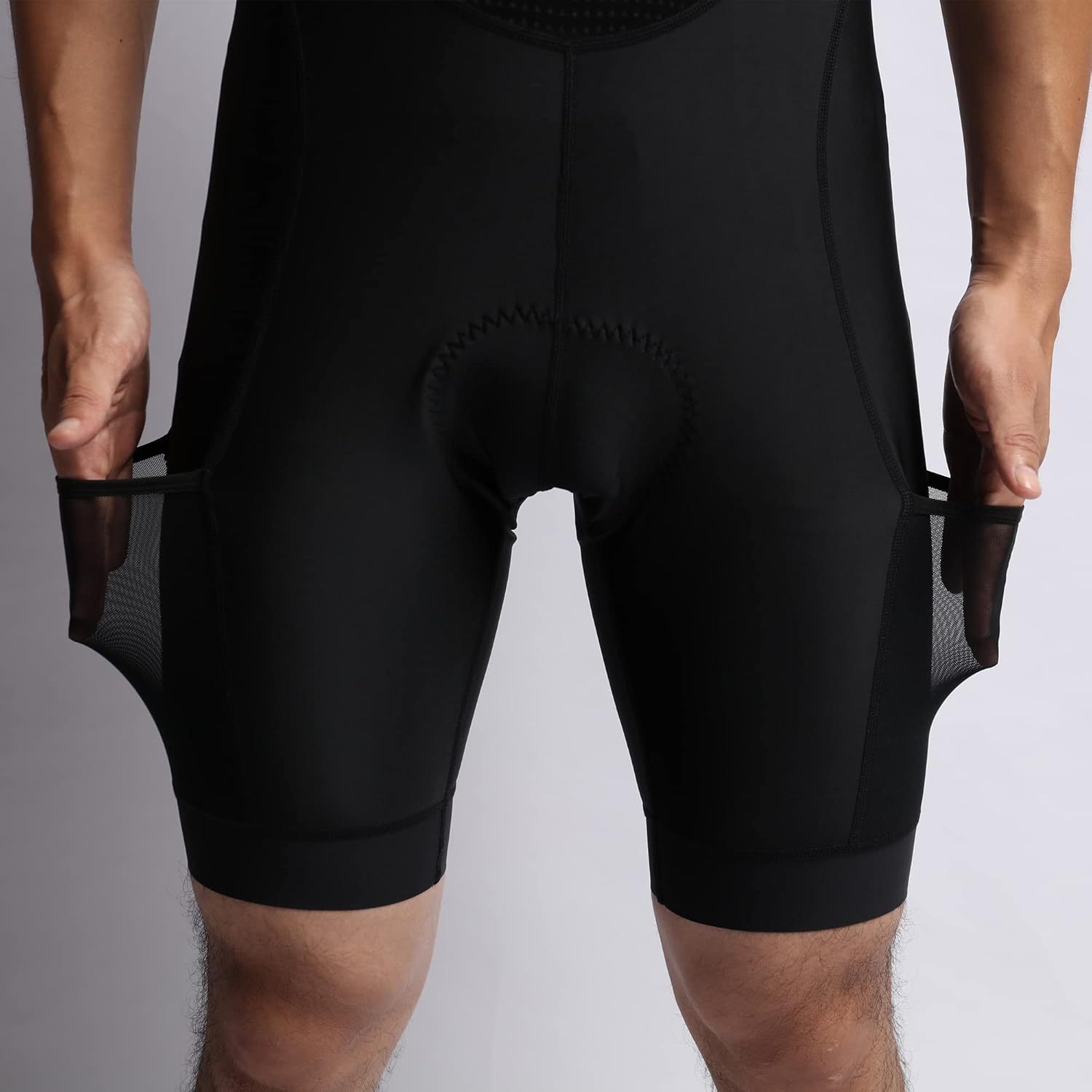 Cycling Best Cargo Bib Shorts -4 Pocket UPF50+ Long Travel Bike Shorts