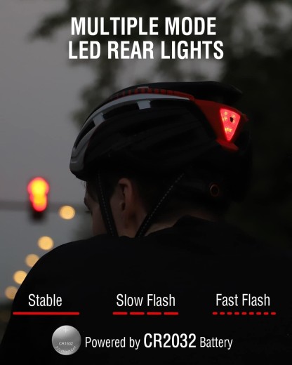 Cycling Best LED Ventilated Bike Helmet with Magnetic Visor & Adjustable Fit