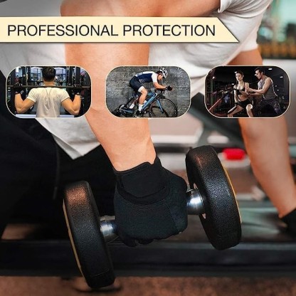 Cycling Best Unisex Fitness Gloves - Breathable Grip Support for Cycling & Gym 