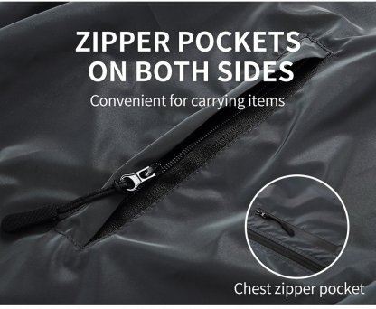 Cycling Best Reflective Windproof Jacket - Unisex Hooded Cycling Gear