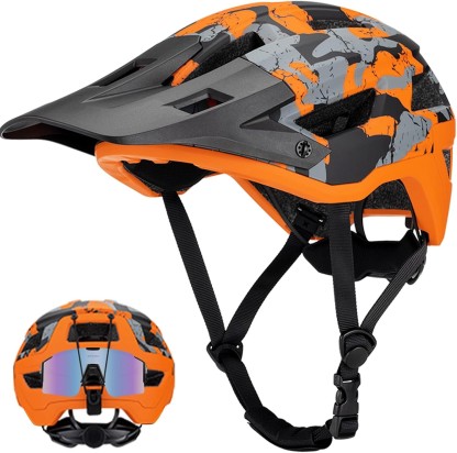 Cycling Best Dual-Mold MTB Helmet - Lightweight CE-Certified Bike Helmet with Visor 