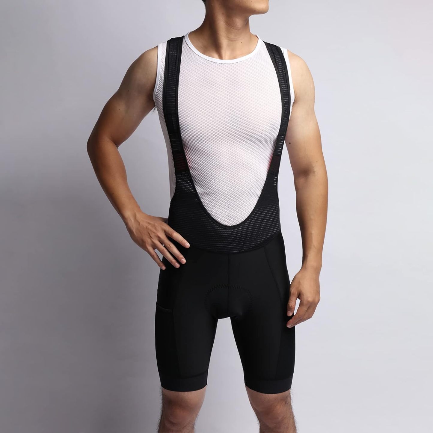 Cycling Best Cargo Bib Shorts -4 Pocket UPF50+ Long Travel Bike Shorts
