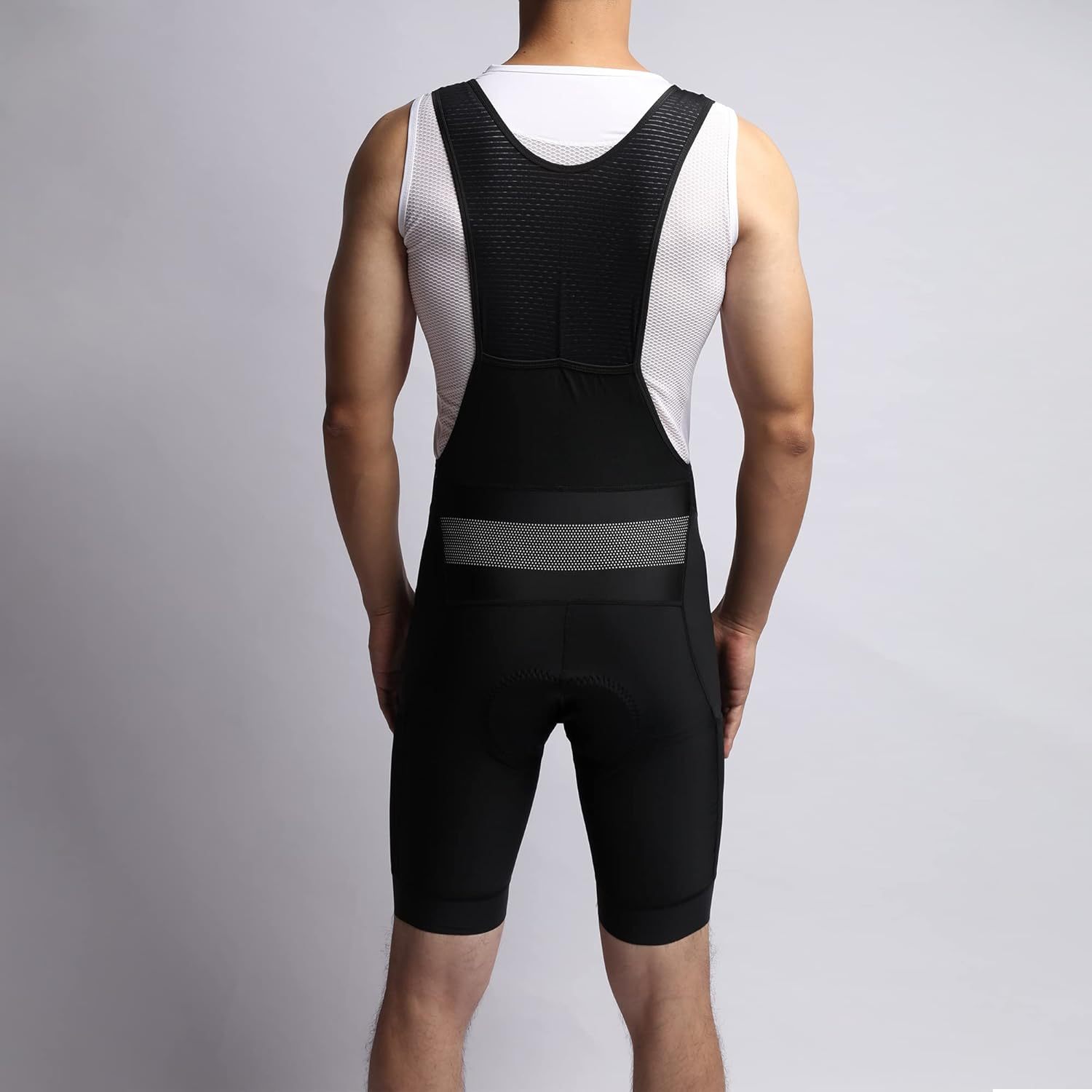 Cycling Best Cargo Bib Shorts -4 Pocket UPF50+ Long Travel Bike Shorts