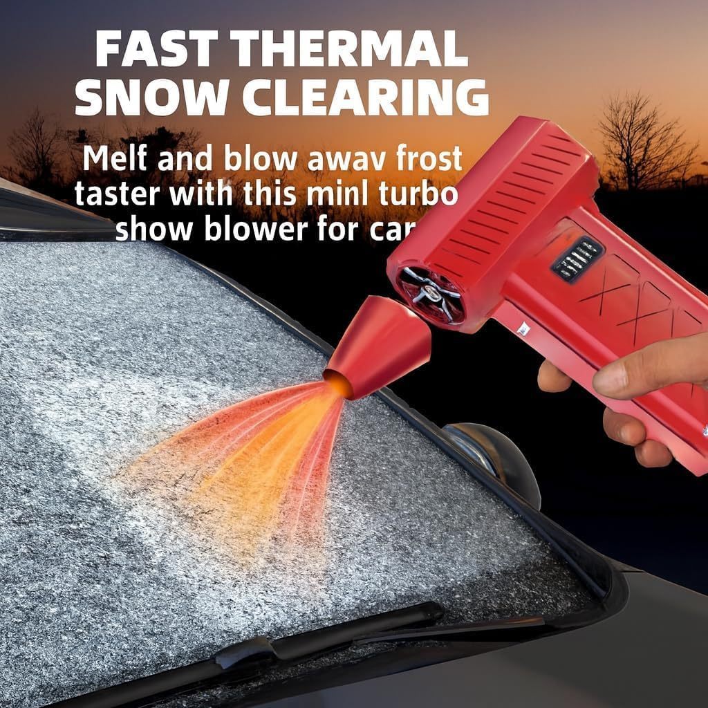 YearPeak 130K RPM Turbo Snow Blower for Car & Home Cleaning