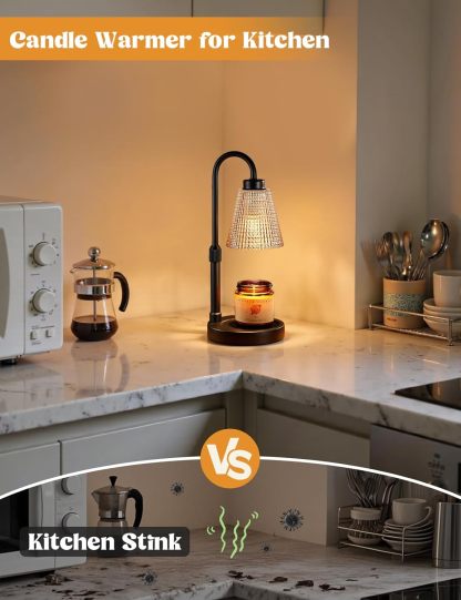 YearPeak Candle Warmer Lamp with Timer & Dimmable Light