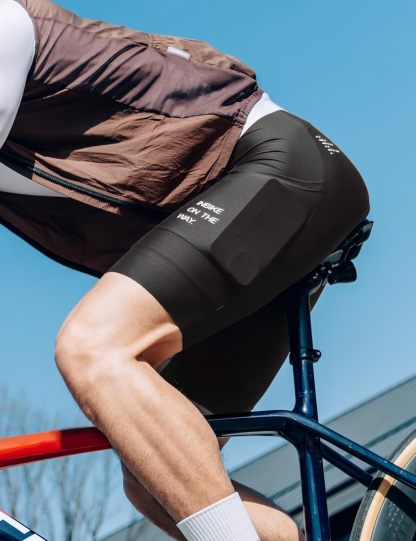 Cycling Best Men's Breathable Bib Shorts Gel Padding with Pocket