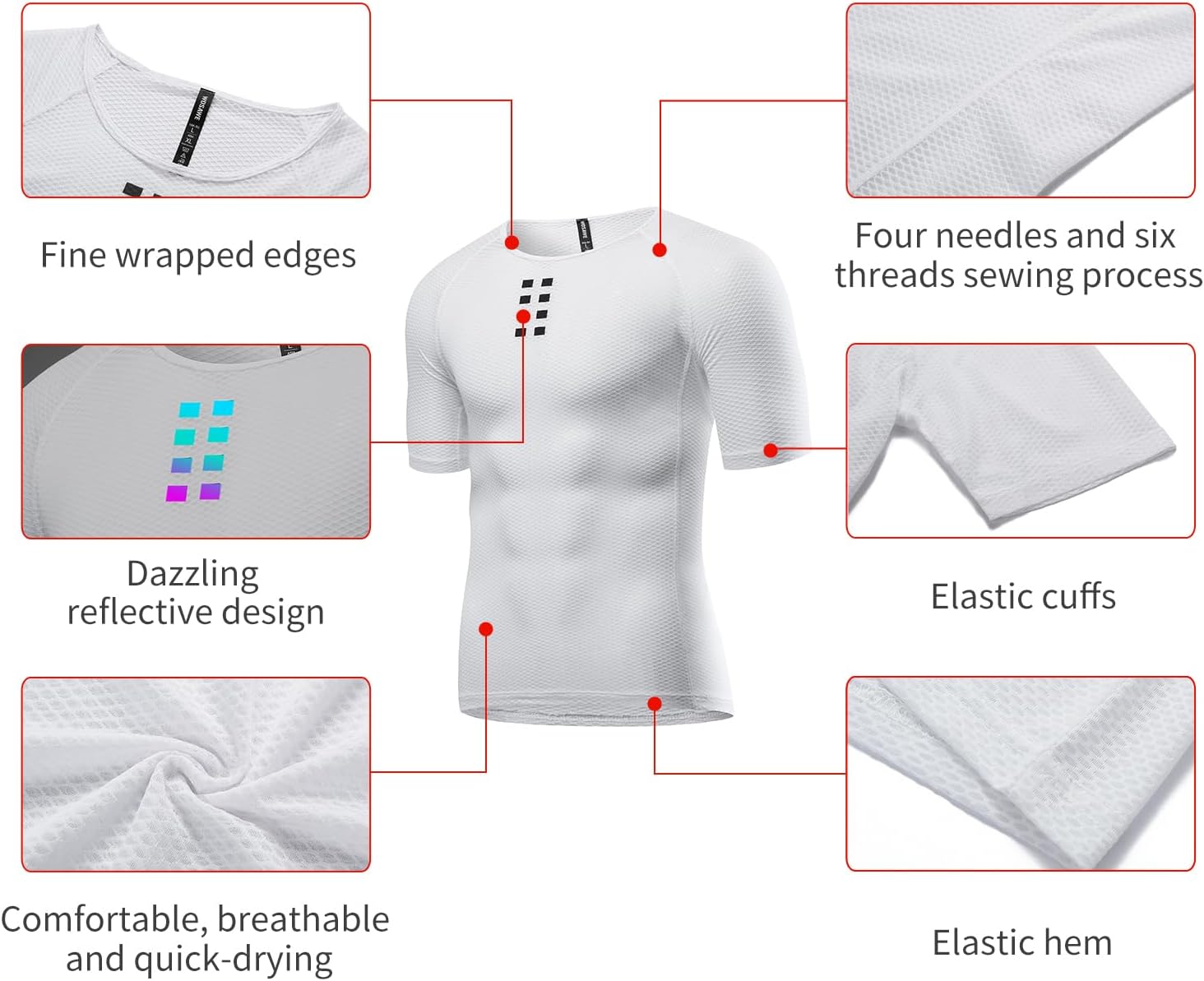 Cycling Best Men's Quick-Dry Cycling Base Layer - Breathable Bike Vest