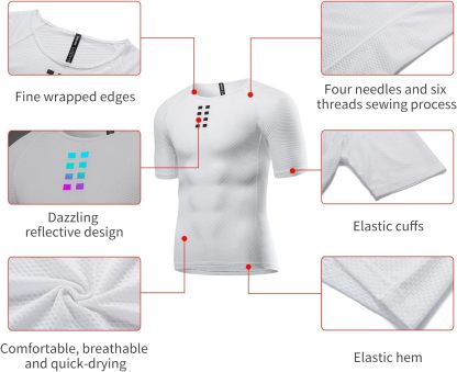 Cycling Best Men's Quick-Dry Cycling Base Layer - Breathable Bike Vest