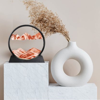 YearPeak Moving Sand Art Frame - Rotating 3D Deep Sea Sandscape Decor