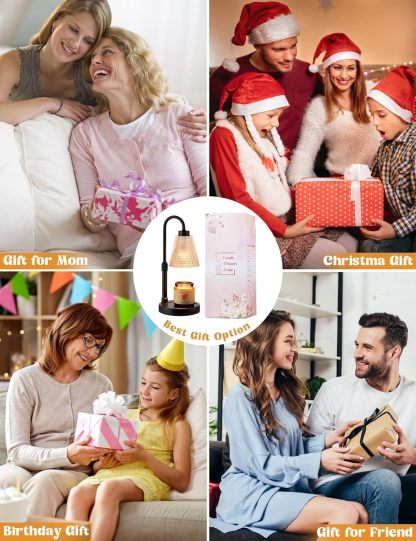 YearPeak Candle Warmer Lamp with Timer & Dimmable Light