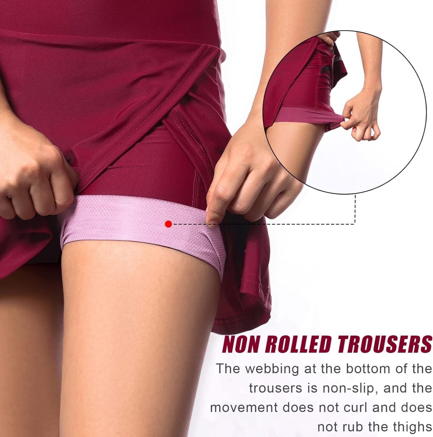 Cycling Best Women's 2-in-1 Bike Skort with 4D Gel Pad