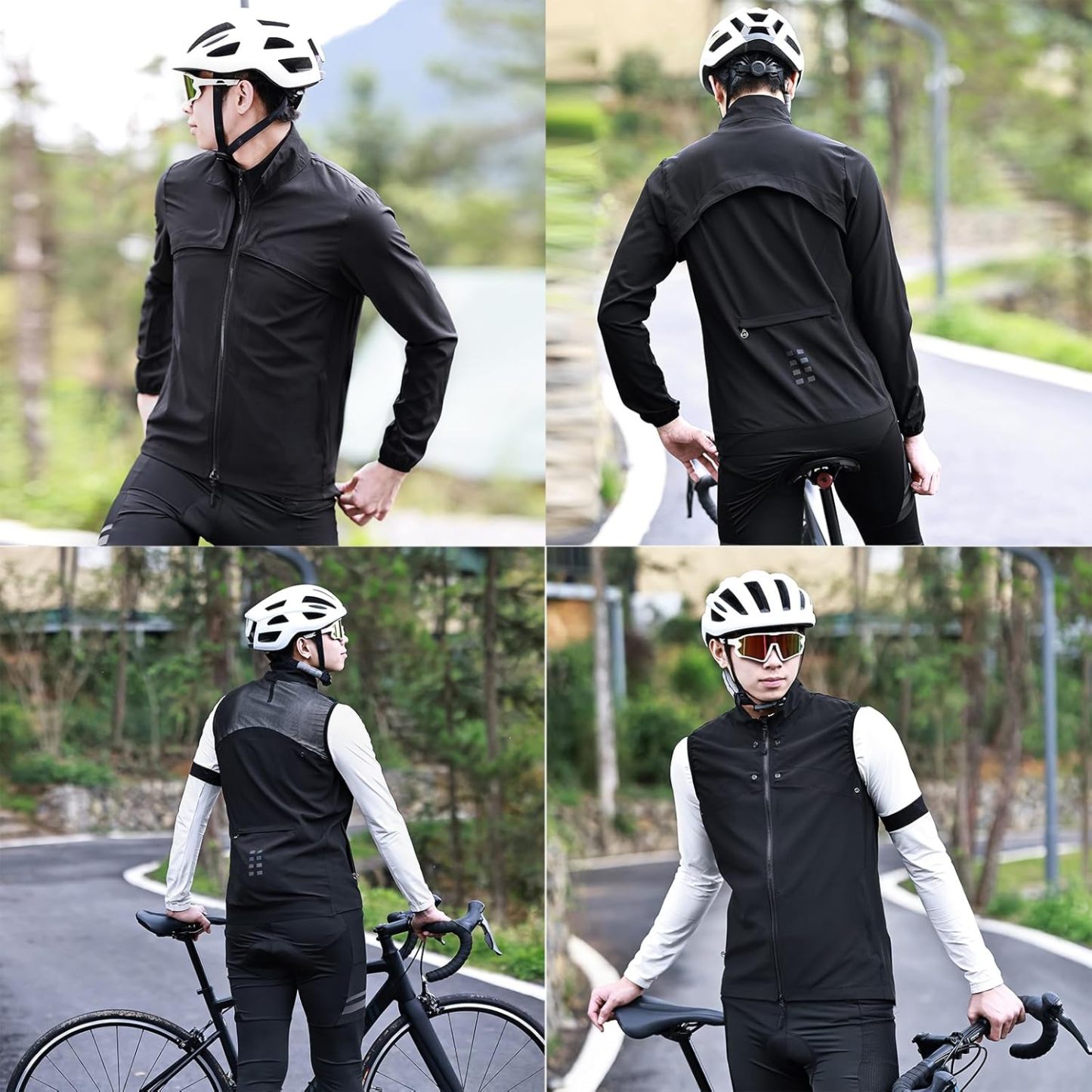 Cycling Best 2-in-1Sports Cycling Detachable Windproof Jacket & Vest