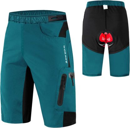 Cycling Best Men's Baggy Cycling Shorts Mountain Bottoms Padded Shorts