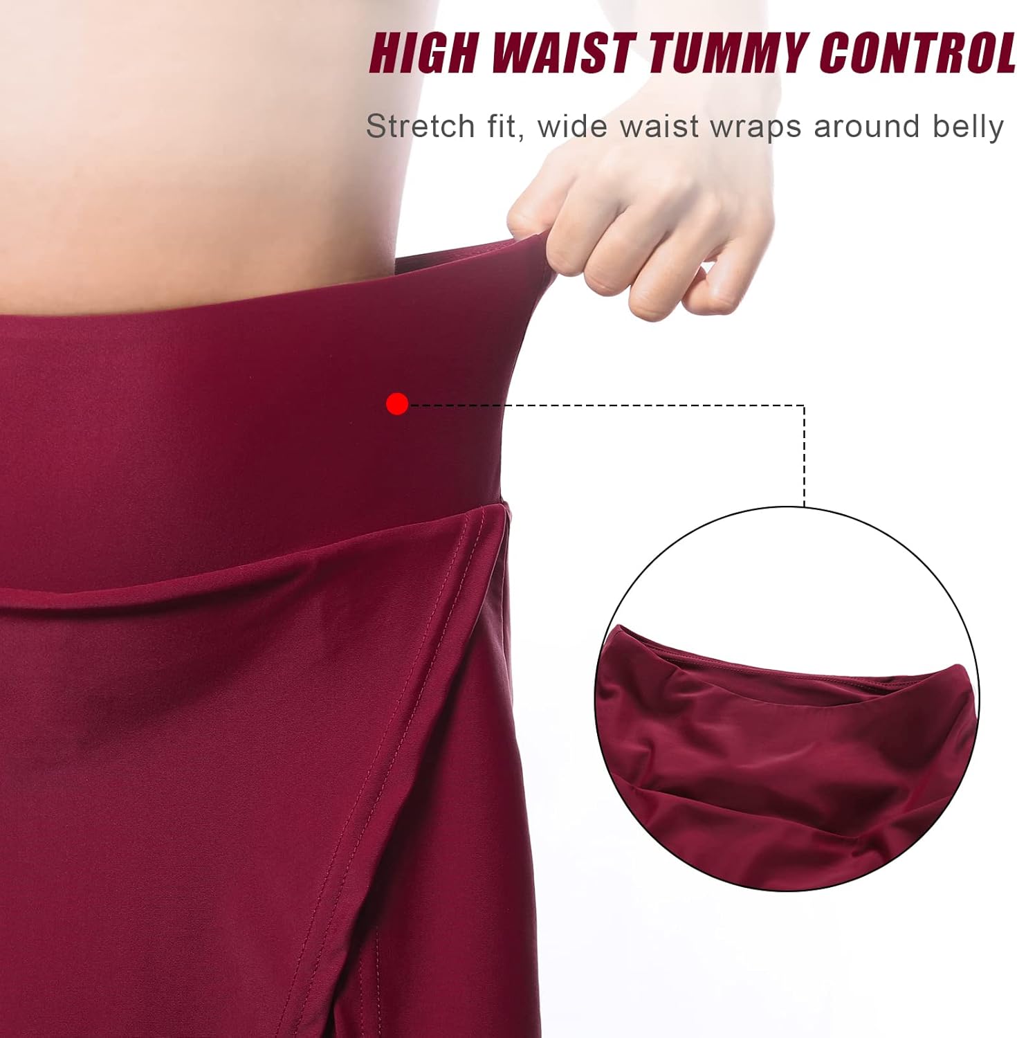 Cycling Best Women's 2-in-1 Bike Skort with 4D Gel Pad 