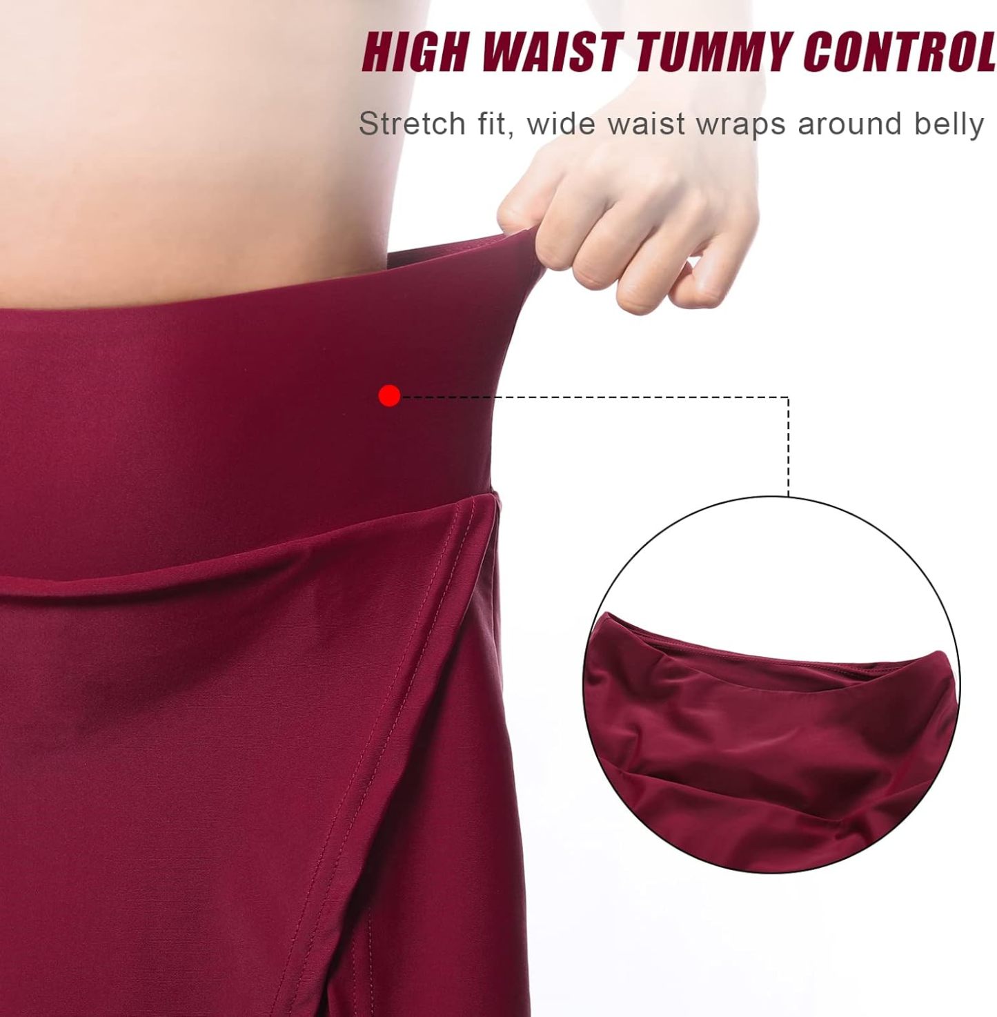 Cycling Best Women's 2-in-1 Bike Skort with 4D Gel Pad
