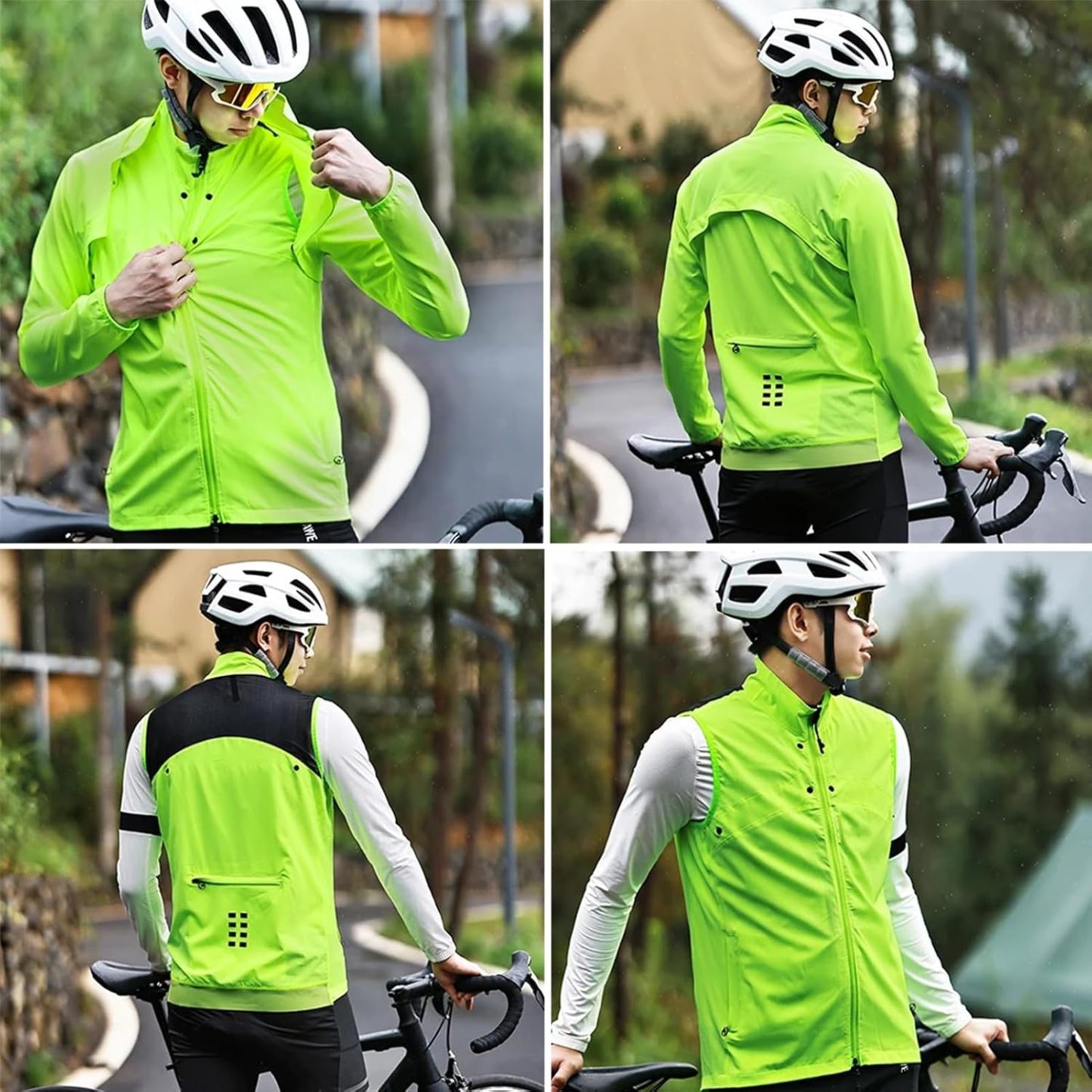 Cycling Best 2-in-1Sports Cycling Detachable Windproof Jacket & Vest