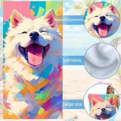 YearPeak 2-in-1 Foldable Beach Towel Backpack - Convertible Travel & Yoga Mat