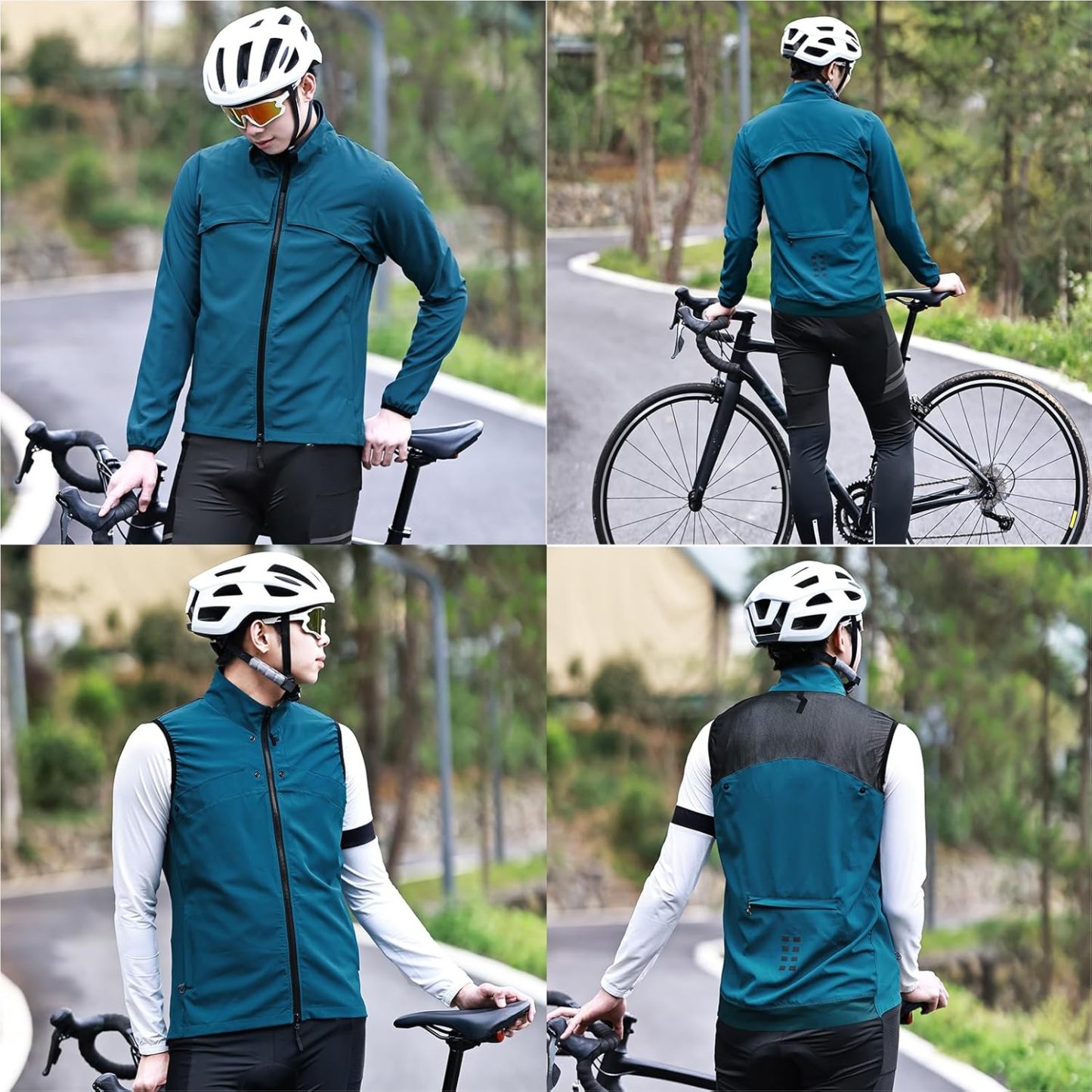 Cycling Best 2-in-1Sports Cycling Detachable Windproof Jacket & Vest