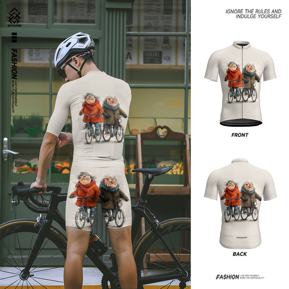 Cycling Best Men's Quick-Dry Cycling Jersey  Breathable, Bike Shirt