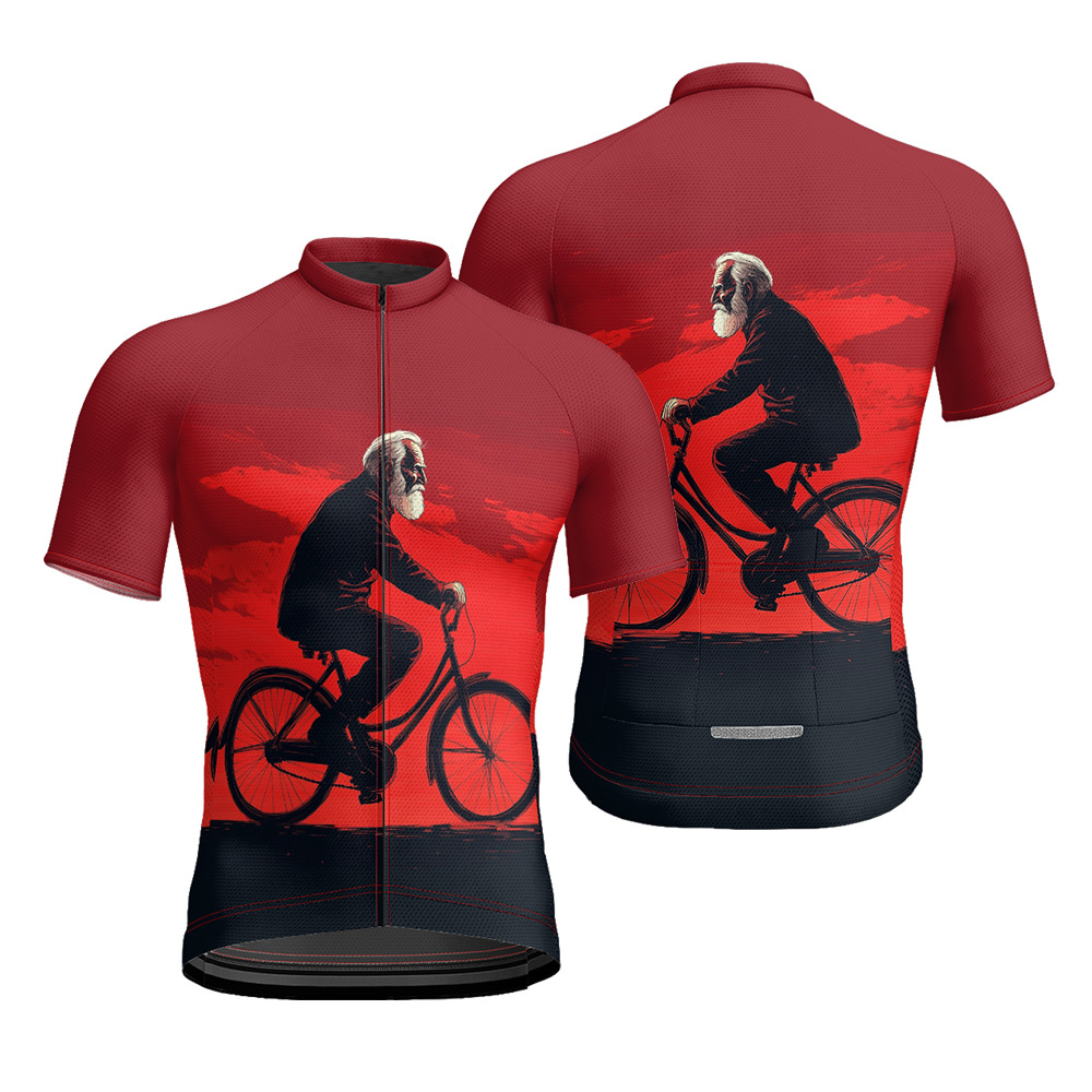Cycling Best Men's Quick-Dry Cycling Jersey Breathable, Bike Shirt