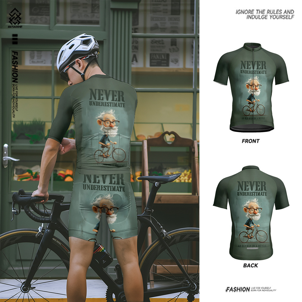 Cycling Best Men's Quick-Dry Cycling Jersey  Breathable, Bike Shirt