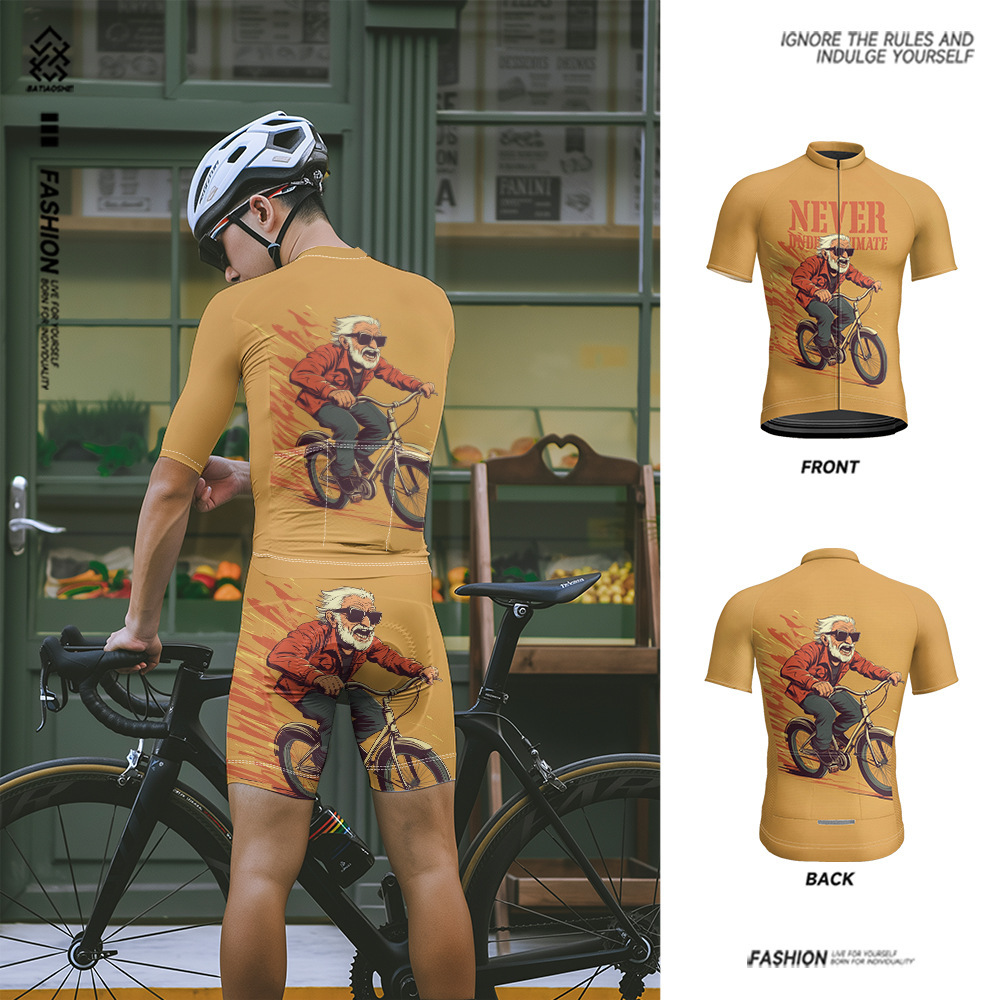 Cycling Best Men's Quick-Dry Cycling Jersey  Breathable, Bike Shirt