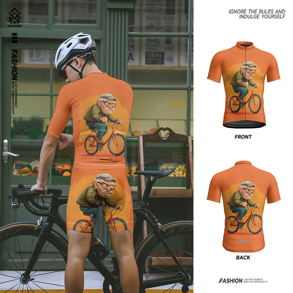 Cycling Best Men's Quick-Dry Cycling Jersey  Breathable, Bike Shirt