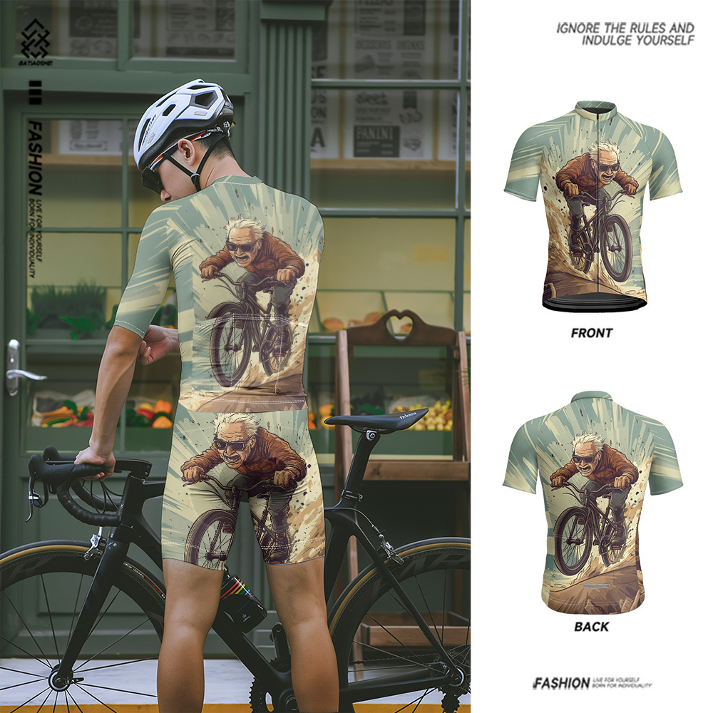 Cycling Best Men's Quick-Dry Cycling Jersey  Breathable, Bike Shirt