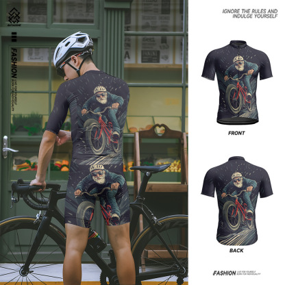 Cycling Best Men's Quick-Dry Cycling Jersey - Breathable, Bike Shirt