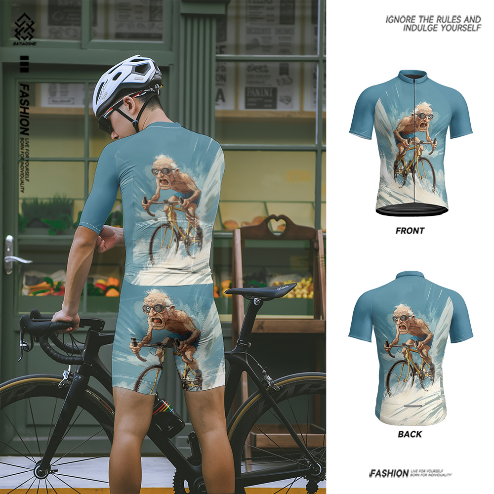 Cycling Best Men's Quick-Dry Cycling Jersey - Breathable, Bike Shirt