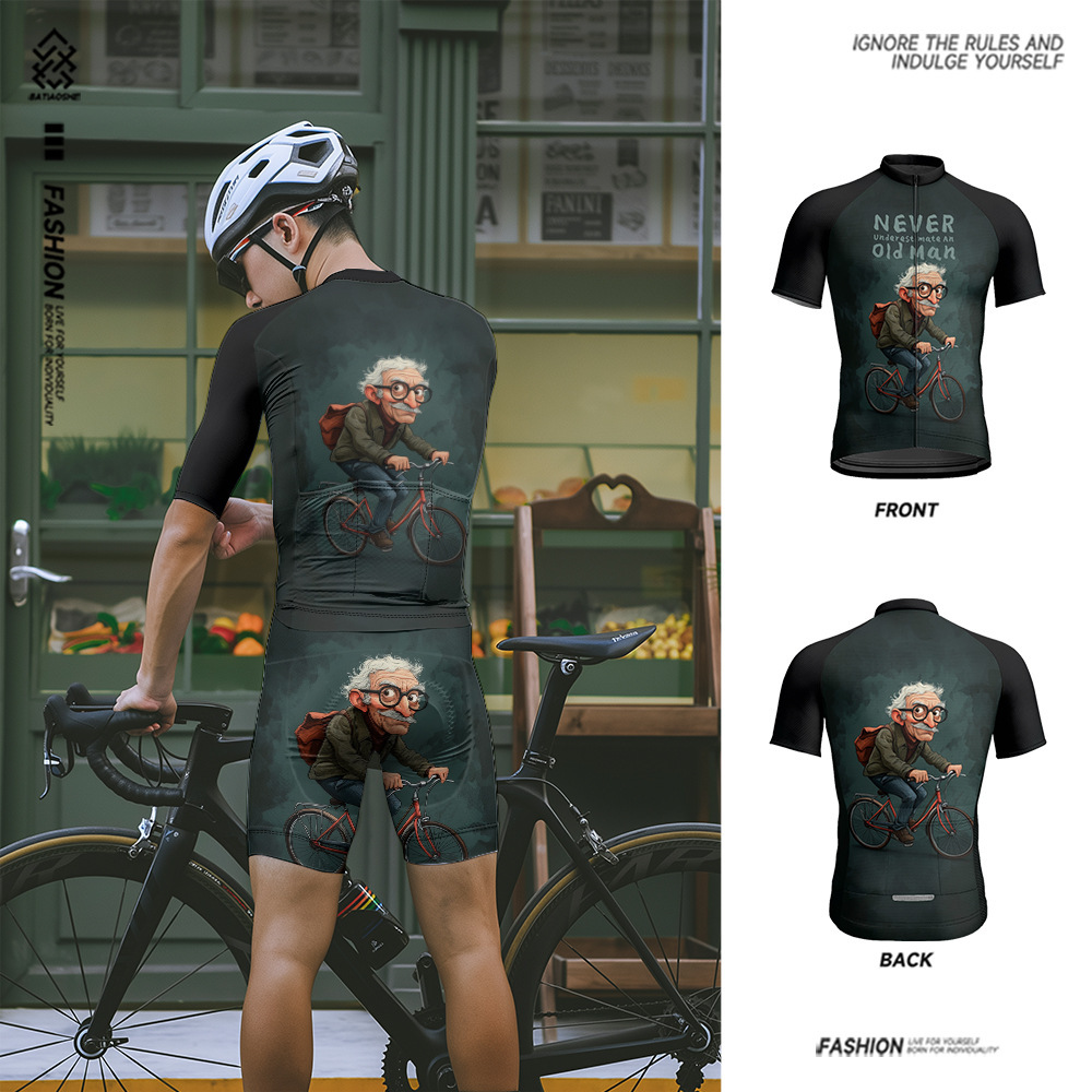 Cycling Best Men's Quick-Dry Cycling Jersey - Breathable, Bike Shirt