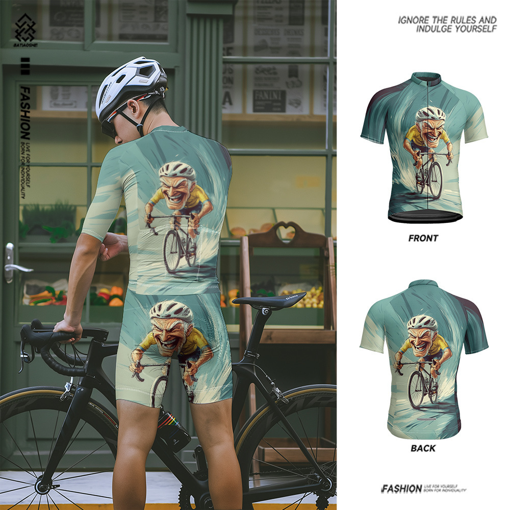 Cycling Best Men's Quick-Dry Cycling Jersey - Breathable, Bike Shirt