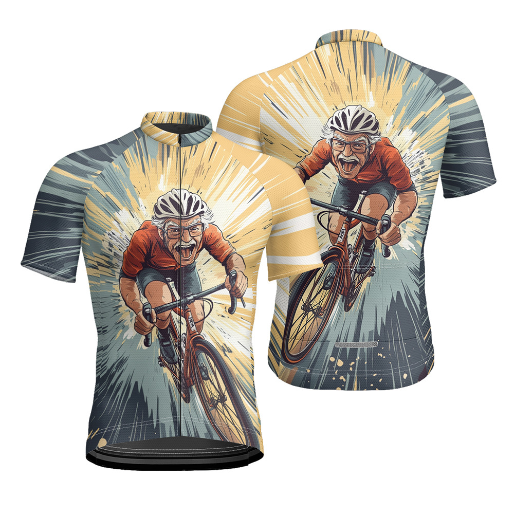 Cycling Best Men's Quick-Dry Cycling Jersey - Breathable, Bike Shirt