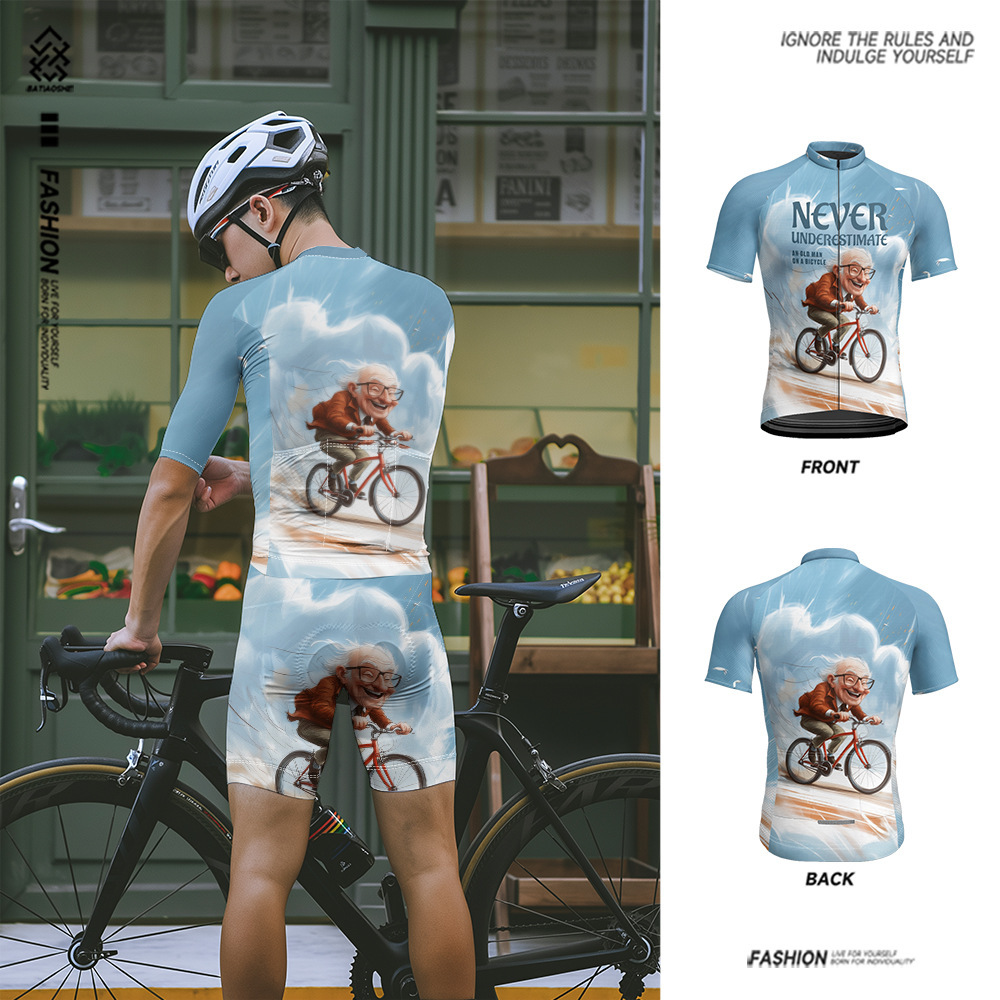 Cycling Best Men's Quick-Dry Cycling Jersey - Breathable, Bike Shirt