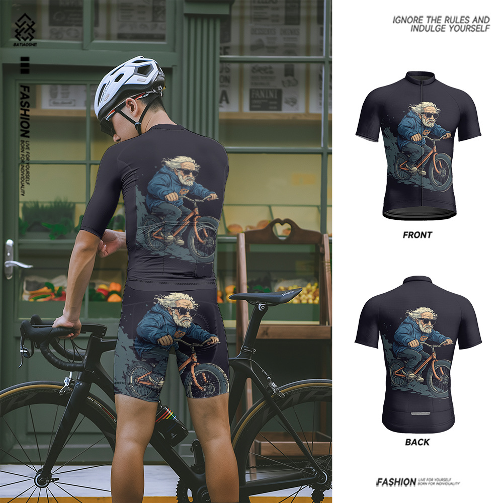 Cycling Best Men's Quick-Dry Cycling Jersey - Breathable, Bike Shirt