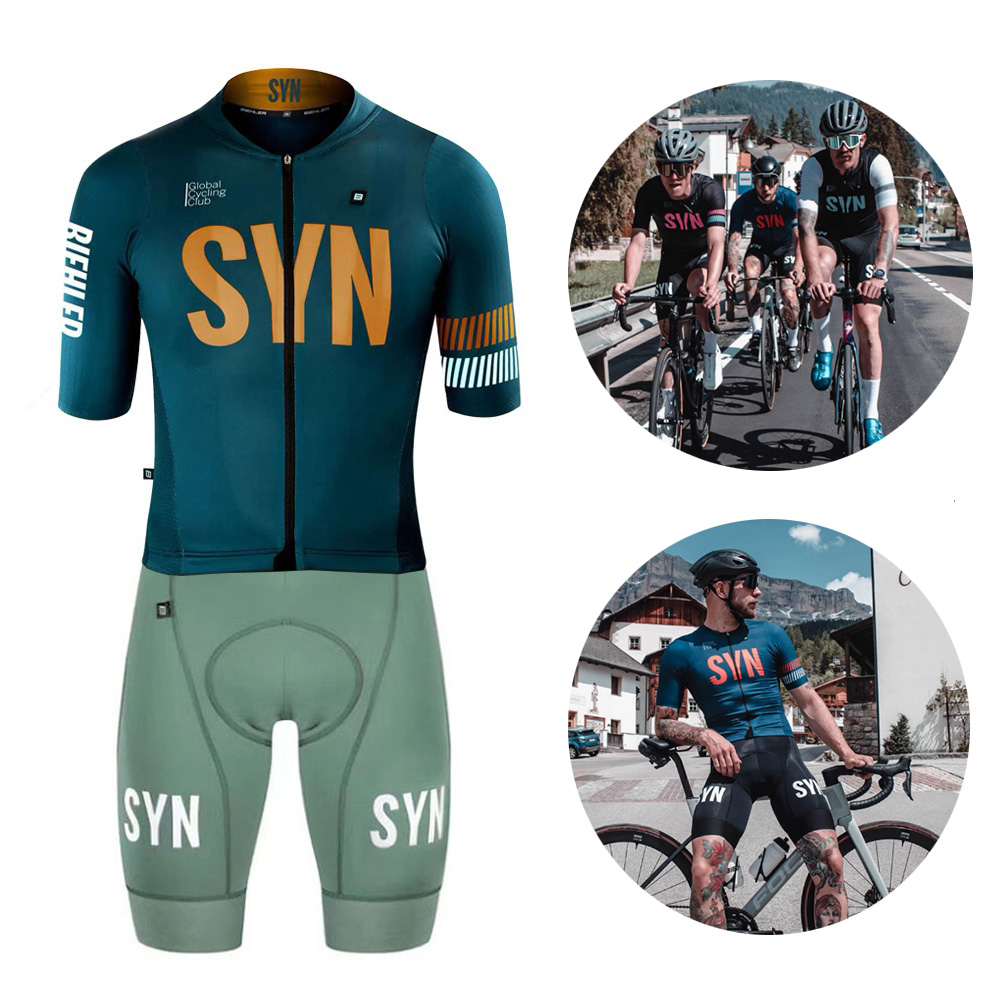 YearPeak Men's Pro Cycling Kit – Aero Compression & UPF 50+ Jersey