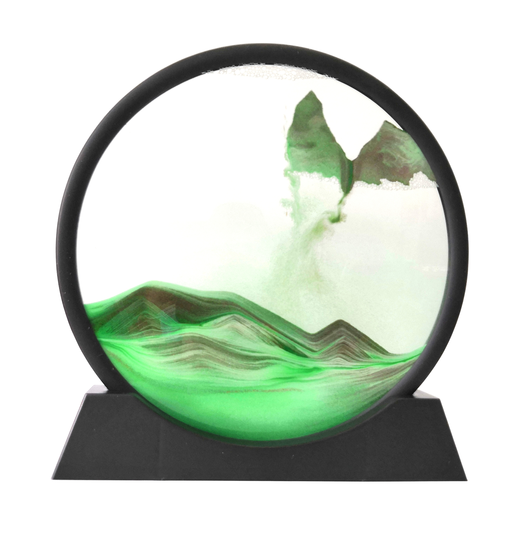 YearPeak Moving Sand Art Frame - Rotating 3D Deep Sea Sandscape Decor
