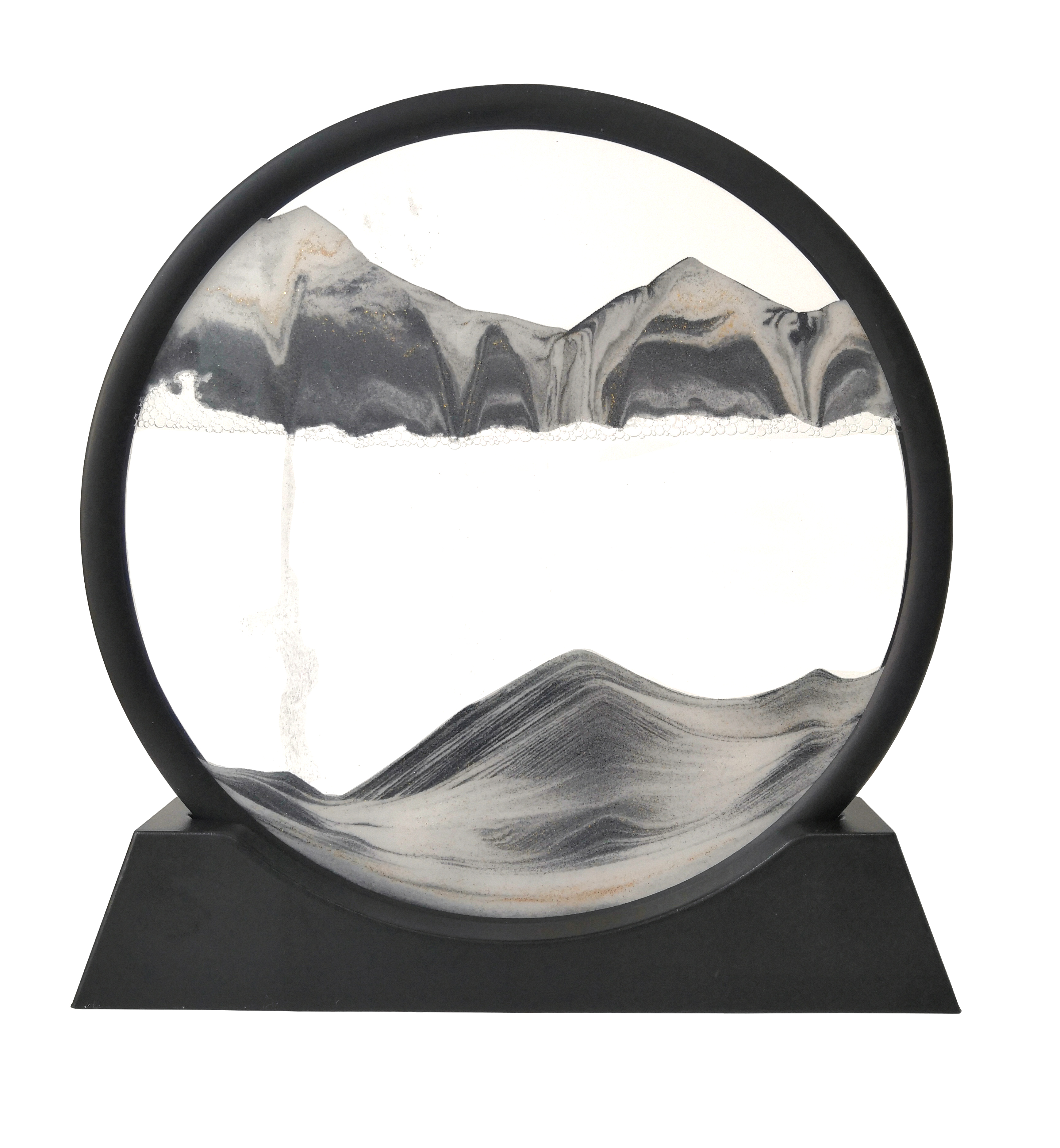 YearPeak Moving Sand Art Frame - Rotating 3D Deep Sea Sandscape Decor