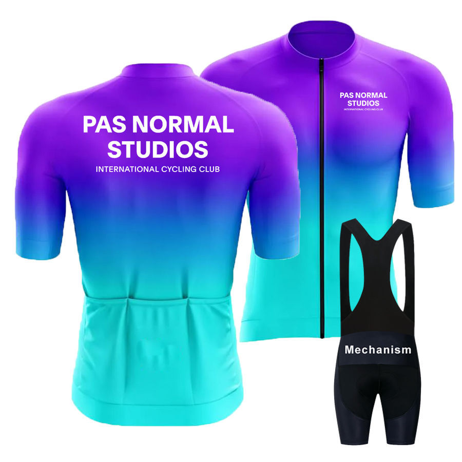 Cycling Best Men's Quick-Dry Cycling Jersey Set with 3D Padded Shorts