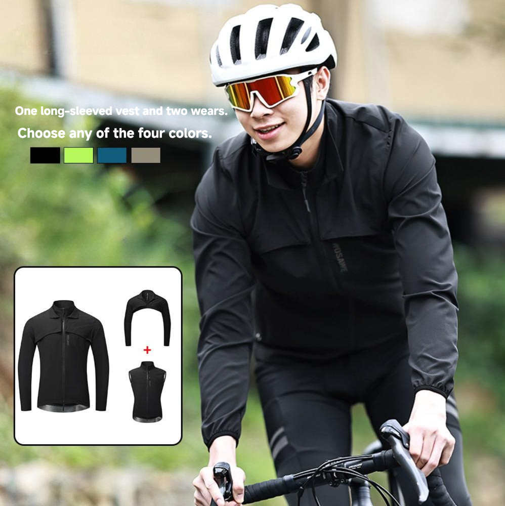 Cycling Best 2-in-1Sports Cycling Detachable Windproof Jacket & Vest