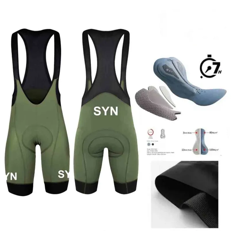 Cycling Best Men's 3D Padded Bib Shorts - Comfort for Road & MTB Rides