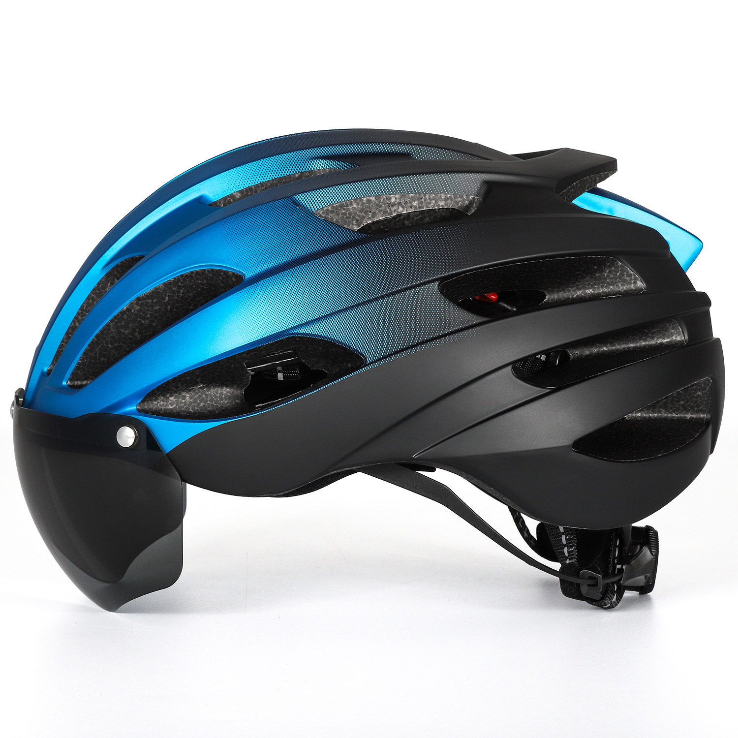 Cycling Best Bike Helmet with USB Light & Magnetic Goggles-Adjustable MTB Helmet /Road Cycling Gear