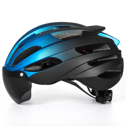 Cycling Best Bike Helmet with USB Light & Magnetic Goggles-Adjustable MTB Helmet /Road Cycling Gear