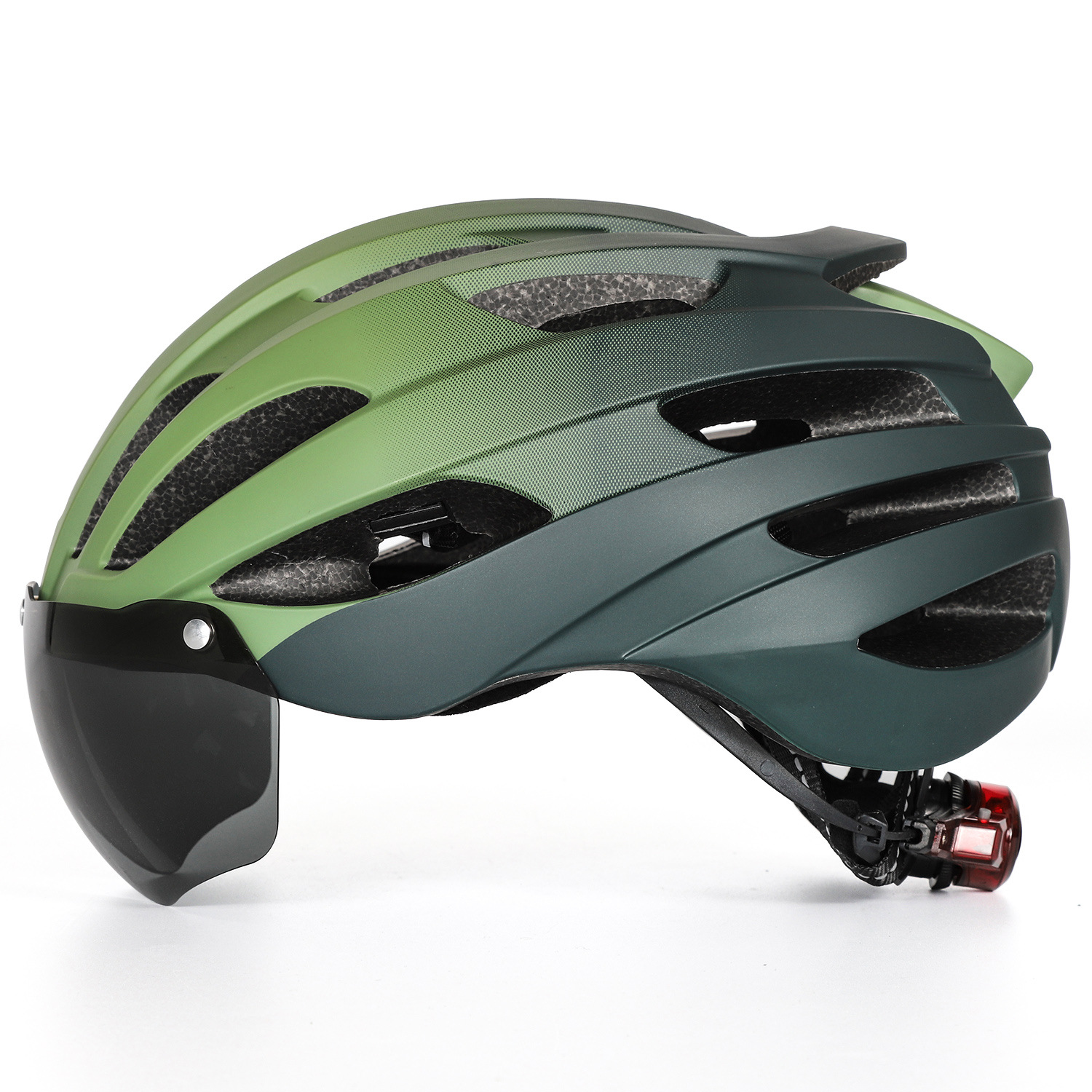 Cycling Best Bike Helmet with USB Light & Magnetic Goggles-Adjustable MTB Helmet /Road Cycling Gear